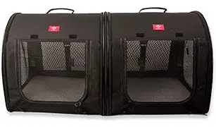 One for Pets Portable 2-in-1 Double Pet Kennel