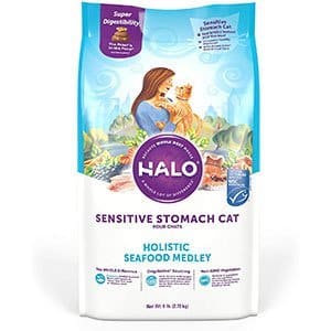 Halo Natural Dry Cat Food - Sensitive Stomach Recipe