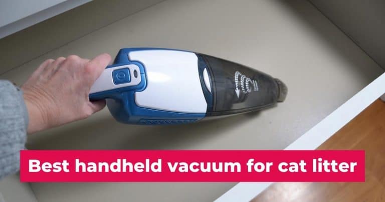 best handheld vacuum for cat litter