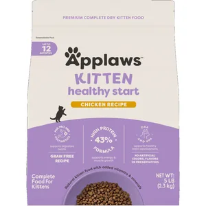 Applaws Healthy Start Complete & Balanced Chicken Recipe High-Protein Dry Kitten Food, 5-lb bag