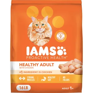 Iams ProActive Health Healthy Original with Chicken Cat Food, 16-lb
