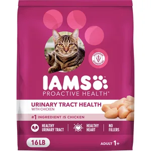 Iams ProActive Health Urinary Tract Health with Chicken Adult Dry Cat Food, 16-lb bag