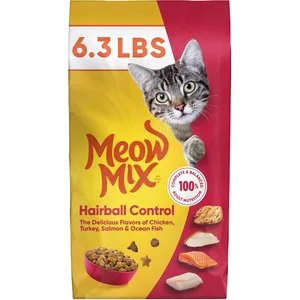 Meow Mix Hairball Control Adult Dry Cat Food, 12.6-lb bundle