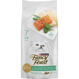 Fancy Feast Gourmet Ocean Fish & Salmon Dry Cat Food, 7-lb bag