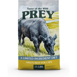 Taste of the Wild PREY Angus Beef Formula Limited Ingredient Recipe Dry Cat Food, 15-lb bag