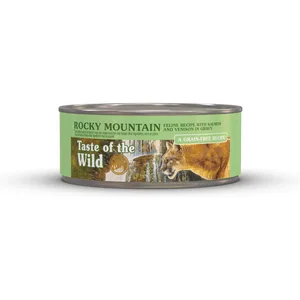 Taste of the Wild Rocky Mountain Canned Cat Food, 3-oz, case of 24