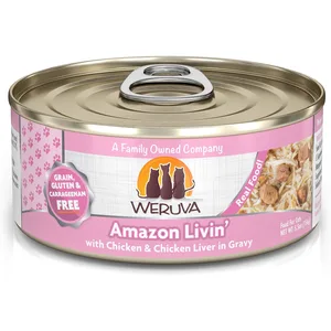 Weruva Chicken & Chicken Liver Canned Cat Food, 5.5-oz, 24 ct
