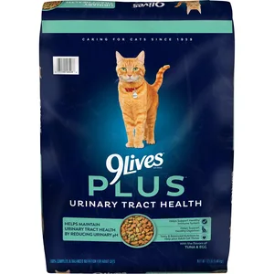 9 Lives PLUS Urinary Tract Health Dry Cat Food, 12-lb bag