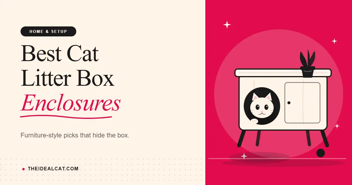 cat litter box enclosure