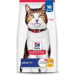 Hill's Science Diet 7+ Active Longevity Chicken Dry Cat Food, 16-lb
