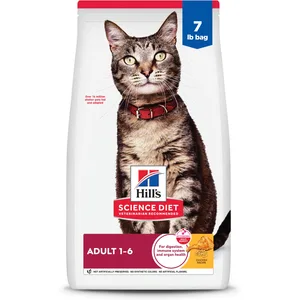 Hill's Science Diet Adult Chicken Recipe Dry Cat Food, 14-lb bundle
