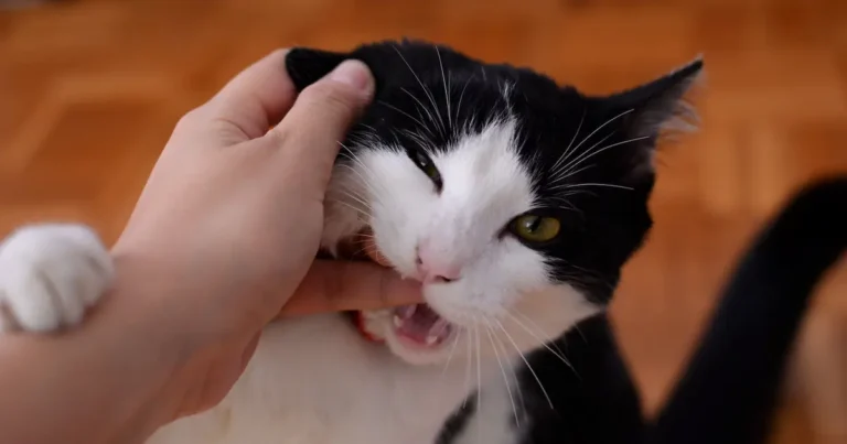 why does my cat bite me