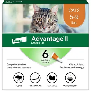 Advantage II Flea Spot Treatment for Cats, 5-9 lbs