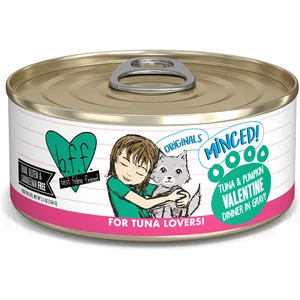 BFF Tuna & Pumpkin Valentine in Gravy Canned Cat Food, 5.5-oz, 24 ct