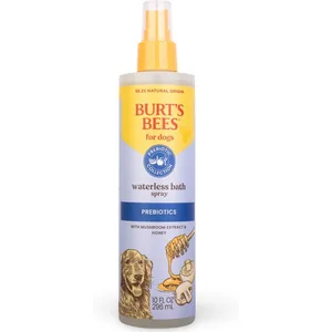 Burt's Bees Prebiotic & Mushroom Waterless Dog Bath Spray, 10-fl oz bottle