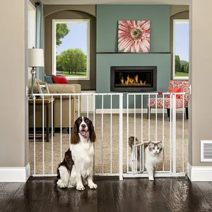 "Carlson Pet Products Maxi Walk-Thru Gate with Pet Door, 31"" tall"