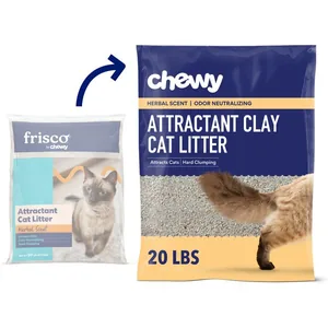 Chewy Made Attractant Multi-Cat Clumping Clay Cat Litter (FORMERLY FRISCO), 20-lb bag