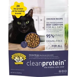 Dr. Elsey's cleanprotein Chicken Kibble Cat Dry Food, 2.0-lb bag