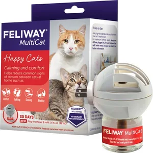 Feliway MultiCat 30 Day Starter Kit Calming Pheromone Diffuser for Cats, 1 count