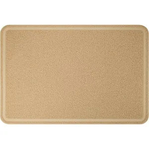 Frisco Rectangular Cat Litter Mat, Beige, X-Large