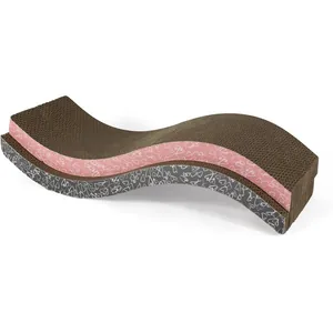 Kensie Wave-Shaped Reversible Cat Scratch Boards
