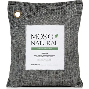 Moso Natural Bamboo Charcoal Air Purifying Fragrance-Free Dog & Cat Deodorizer, 7.04-oz bag