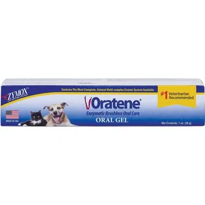 Oratene Antiseptic Oral Gel for Dogs & Cats, 1-oz tube