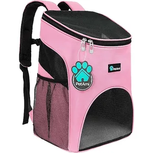 PetAmi Premium Backpack Dog & Cat Carrier, Pink