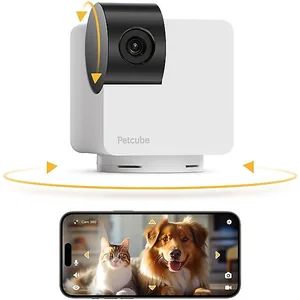 Petcube Cam 360 Wi-Fi Pet Camera, White