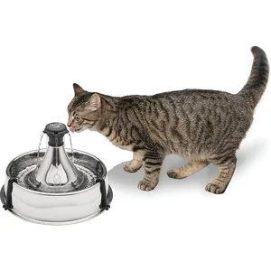 PetSafe Drinkwell 360 Stainless Steel Cat & Dog Water Fountain, 128-oz
