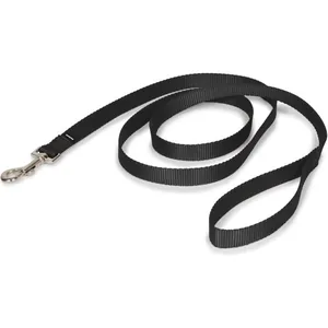 PetSafe Nylon Dog Leash, Black, 6-ft long, 3/4-in wide