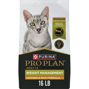 Purina Pro Plan Focus Weight Management Chicken & Rice Cat Food, 16-lb