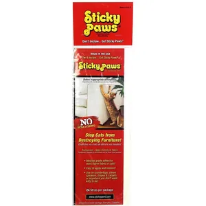 SmartCat Sticky Paws Furniture Strips, 24ct