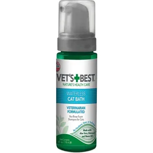 Vet's Best Waterless Cat Bath, 4-fl oz bottle