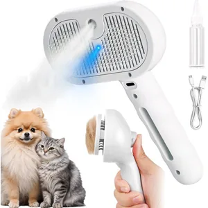 VIVIPAL 2-in-1 Self-Cleaning Slicker Brush