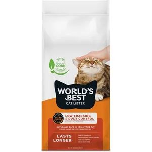 World's Best Low Tracking & Dust Control Multiple Cat Litter, 28-lb