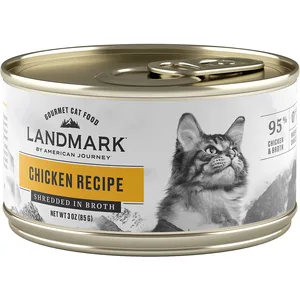American Journey Landmark Chicken Recipe in Broth Grain-Free Canned Cat Food, 3-oz can, bundle of 24