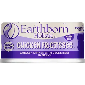 Earthborn Holistic Chicken Fricatssee Cat & Kitten Food, 5.5-oz, 24 ct