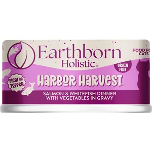 Earthborn Holistic Harbor Harvest Canned Cat Food, 5.5-oz, 24 ct