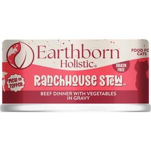 Earthborn Holistic Ranch House Stew Cat & Kitten Food, 5.5-oz, 24 ct