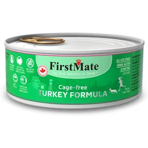 FirstMate Turkey Formula Limited Ingredient Cat Food, 5.5-oz, 24 ct