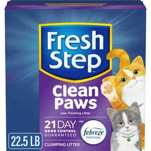 Fresh Step Clean Paws Multi-Cat Scented Clumping Cat Litter, Limited Availability