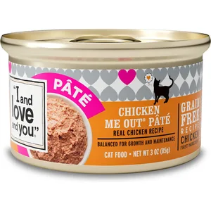 I and Love and You Chicken Lickin' Good Pate Cat Food, 3-oz, 24 ct