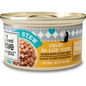 I and Love and You Chicky-Da-Lish Stew Canned Cat Food, 3-oz, 24 ct