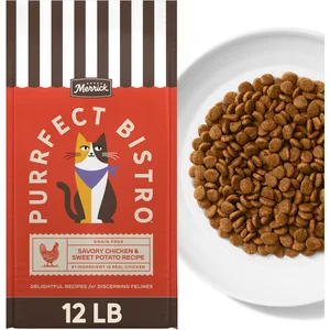 Merrick Purrfect Bistro Grain-Free Chicken & Sweet Potato Recipe Dry Cat Food, 12-lb bag
