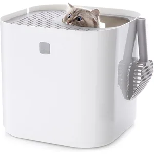 Modkat Cat Litter Box, White