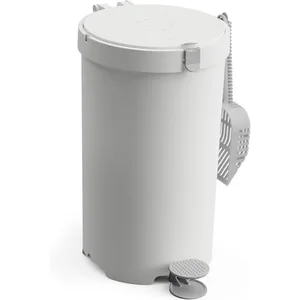 Modkat Cat Litter Keeper, White