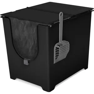 Modkat Flip Cat Litter Box, Black