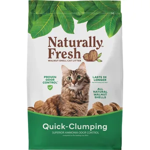Naturally Fresh Unscented Clumping Walnut Cat Litter, 14-lb bag