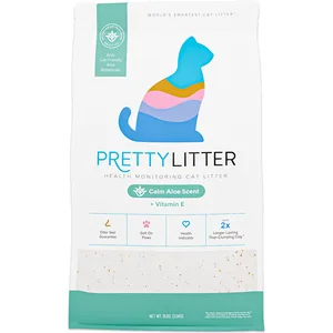 PrettyLitter Health Monitoring Cat Litter, Calm Aloe Scented, 8-lb bag